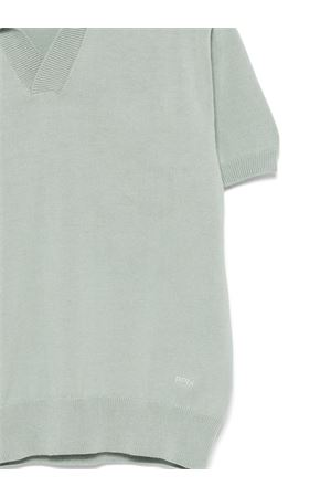 green cotton poloshirt PAOLO PECORA KIDS | PP3982CLORO